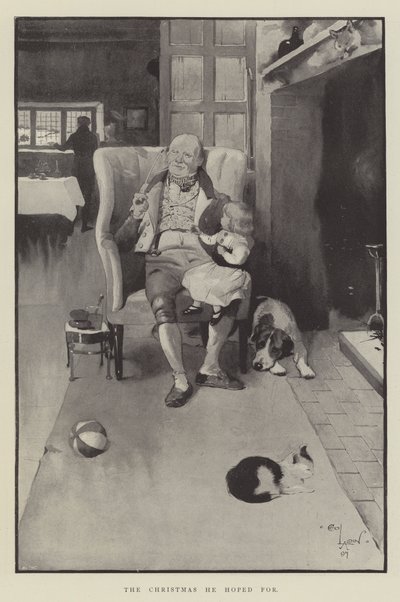 The Christmas he hoped for by Cecil Charles Windsor Aldin